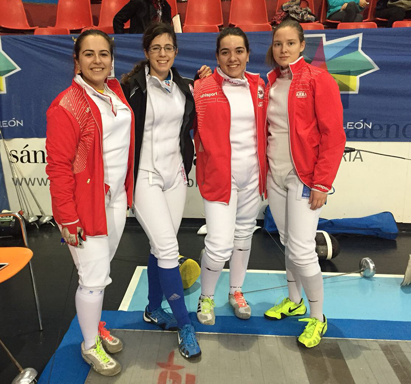 Cuatro tiradoras navarras en el Torneo de Valladolid